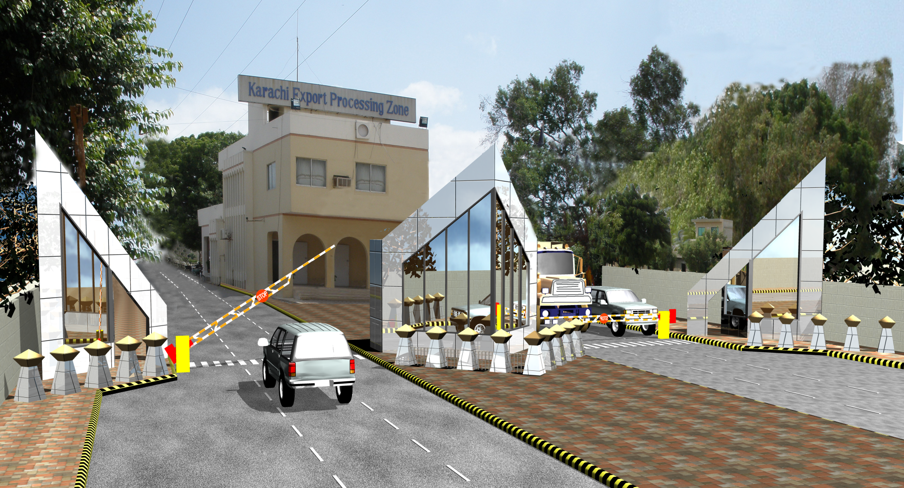 Karachi Export Processing Zone, Entrance Gate